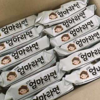 라면 그대로가 제일 맛있는 더엄마라면 — 3.5점을 준 리뷰어가 2019년 6월 올린 사용 사진