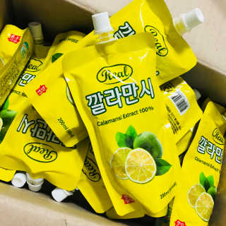 장수농가 리얼깔라만시 — 5점을 준 리뷰어가 2018년 4월 올린 사용 사진