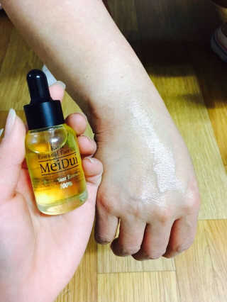 메이듀이 자연을 담은 화장발 잘먹는 광채오일 — 4.5점을 준 리뷰어가 2017년 3월 올린 사용 사진