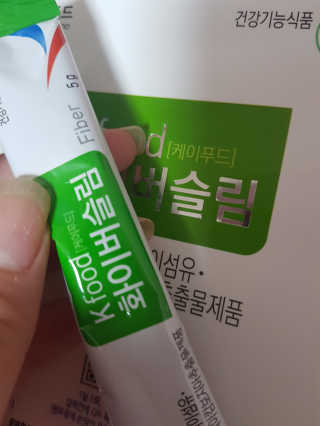 케이푸드 똥기사의 Kfood 화이버슬림 — 4점을 준 리뷰어가 2019년 10월 올린 사용 사진