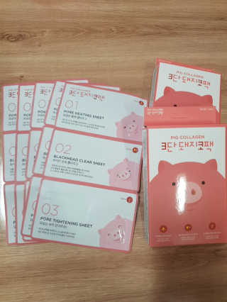 오리지널 미팩토리 3단 돼지코팩 5매입 X 2 — 4.67점을 준 리뷰어가 2018년 7월 올린 사용 사진