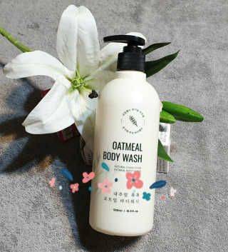 (주)에네스티 내추럴 촉촉  오트밀 바디워시 500ml — 5점을 준 리뷰어가 2019년 9월 올린 사용 사진