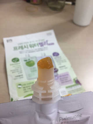 풀무원 프레시 워터젤리 — 5점을 준 리뷰어가 2018년 8월 올린 사용 사진