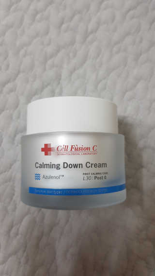 셀퓨전씨 카밍 다운 크림 — 5점을 준 리뷰어가 2018년 11월 올린 사용 사진