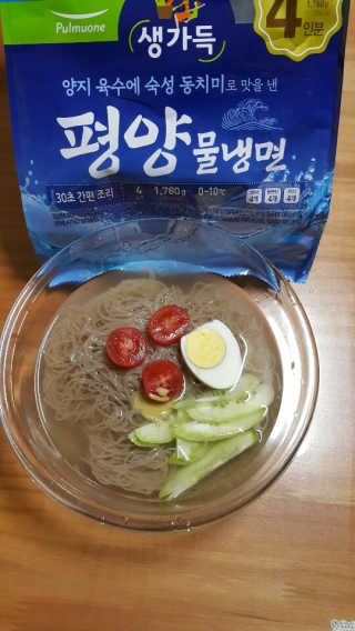 풀무원 여름별미 Best 냉면 세트 겨울동치미, 평양냉면 — 5점을 준 리뷰어가 2019년 6월 올린 사용 사진