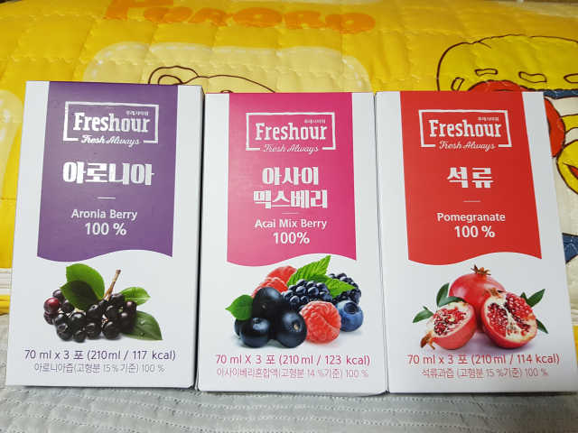 후레시아워 과채주스 3종 9P 리뷰 사진