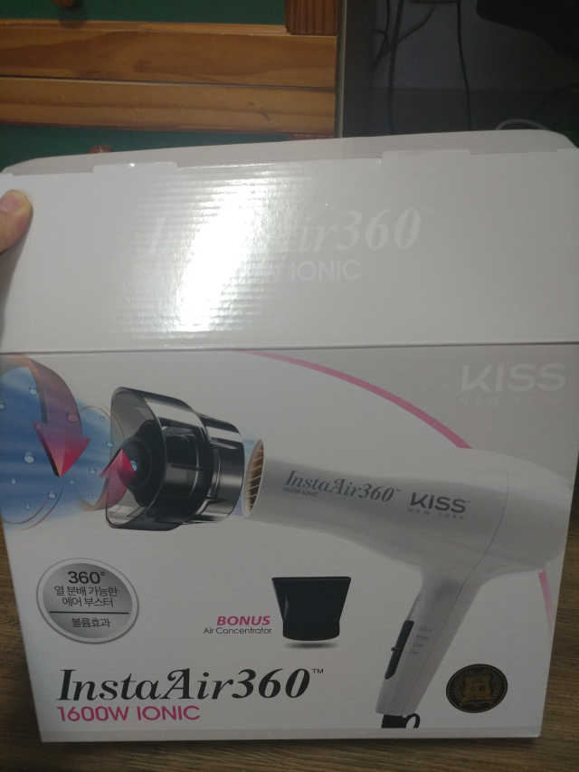 키스뉴욕 인스타에어 360 드라이기 리뷰 사진