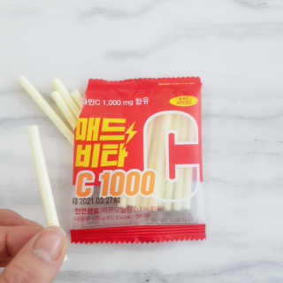 매드비타C 1000 — 5점을 준 리뷰어가 2019년 4월 올린 사용 사진