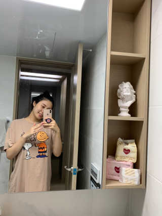 더뷰티드 비오셀 생리대 라이너 패키지 — 4점을 준 리뷰어가 2019년 10월 올린 사용 사진