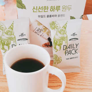 (주)쟈뎅 [쟈뎅] 클래스 신선한 하루 원두+여과지 SET — 5점을 준 리뷰어가 2019년 4월 올린 사용 사진