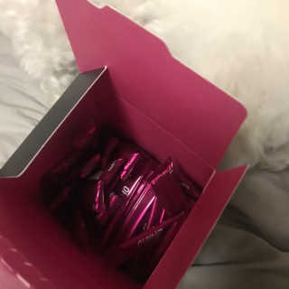 한국맥널티 아이브루 헤이즐넛향 100T — 5점을 준 리뷰어가 2019년 10월 올린 사용 사진