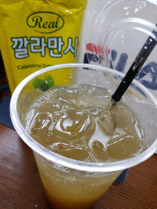 장수농가 리얼깔라만시 — 4.5점을 준 리뷰어가 2018년 4월 올린 사용 사진