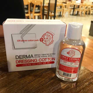 나이팅게일 광채토너130ml+더마 드레싱 코튼 100 SET — 4.83점을 준 리뷰어가 2018년 5월 올린 사용 사진
