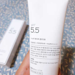 포므시 스노우화이트클렌징폼pH5.5 — 5점을 준 리뷰어가 2019년 7월 올린 사용 사진