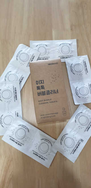 [에코앤드]이지톡톡 버블클리너 1종세척제 — 5점을 준 리뷰어가 2019년 8월 올린 사용 사진