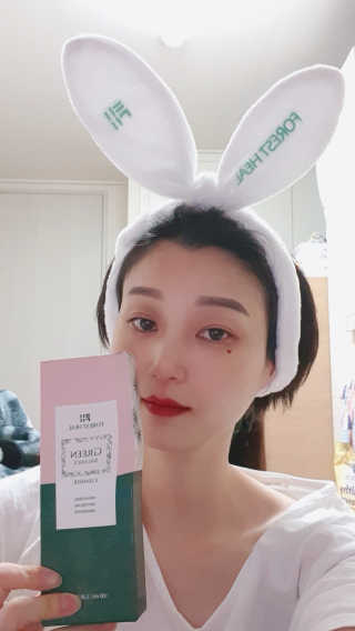 포레스트힐 그린 밸런스 클렌져 100ml + 토끼 헤어밴드 — 5점을 준 리뷰어가 2020년 2월 올린 사용 사진