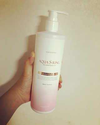 아쿠아큐링 아쿠아S링 퓨어리프레싱 헤어케어 500ml — 5점을 준 리뷰어가 2018년 7월 올린 사용 사진