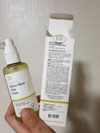 달리프 클로렐라 베러 루트 헤어토닉 100ml — 3점을 준 리뷰어가 2020년 1월 올린 사용 사진