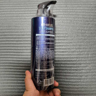 다슈코리아 다슈 데일리 단백질 한방 두피 골드 샴푸 500ml — 5점을 준 리뷰어가 2020년 3월 올린 사용 사진