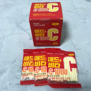 매드비타C 1000 — 5점을 준 리뷰어가 2019년 4월 올린 사용 사진