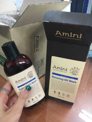 아미니 오일워시 시리즈 400ml（3종 중 1종 랜덤발송 — 3.5점을 준 리뷰어가 2016년 10월 올린 사용 사진