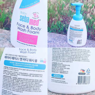 세바메드 베이비 페이스 앤 바디워시 폼 [올인원] — 3.5점을 준 리뷰어가 2019년 8월 올린 사용 사진