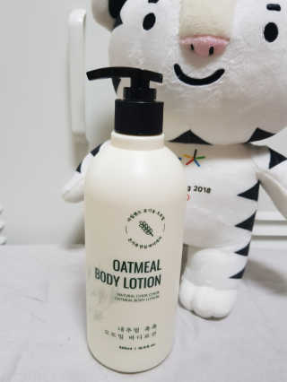 (주)에네스티 내추럴 촉촉  오트밀 바디로션 500ml — 5점을 준 리뷰어가 2019년 10월 올린 사용 사진