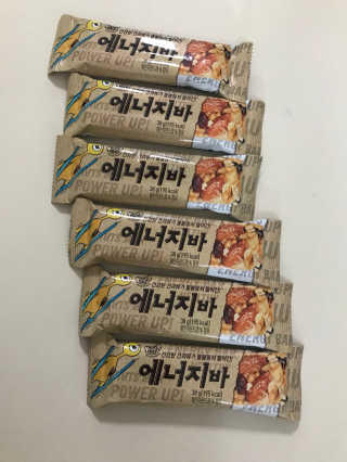 견과가 똘똘 뭉쳐들어간 넛츠몬 에너지바 1BOX 6개입 — 5점을 준 리뷰어가 2018년 2월 올린 사용 사진