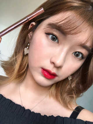 밀키드레스 바비메이크 펜 아이라이너 — 4.83점을 준 리뷰어가 2018년 9월 올린 사용 사진