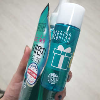 비알티씨 안티폴루션 블랙헤드 클렌징 오일 — 5점을 준 리뷰어가 2019년 8월 올린 사용 사진