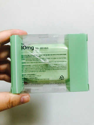 The10mg [100개 선착순] 10mg 알약비누 — 4점을 준 리뷰어가 2017년 7월 올린 사용 사진