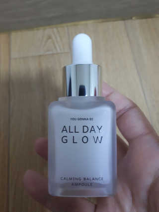 ALL DAY GLOW [올 데이 글로우] 카밍 밸런스 앰플 30ml — 5점을 준 리뷰어가 2019년 10월 올린 사용 사진
