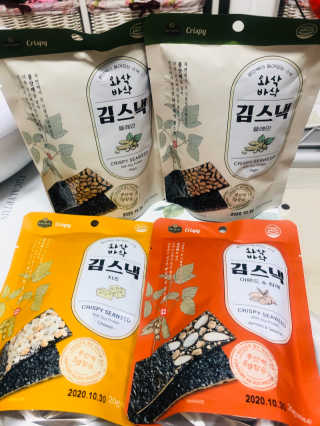 더빈트 와삭바삭 김스낵 — 5점을 준 리뷰어가 2019년 12월 올린 사용 사진