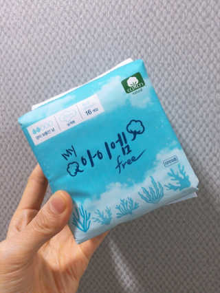 보타메디 마이아이엠 생리대 — 5점을 준 리뷰어가 2019년 1월 올린 사용 사진