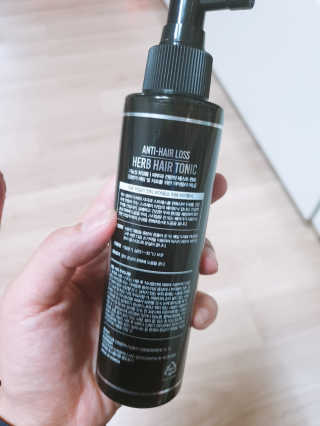 다슈코리아 다슈 데일리 안티 헤어로스 허브 헤어토닉 150ml — 5점을 준 리뷰어가 2019년 8월 올린 사용 사진