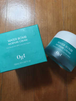오지아이 워터 밤 모이스처 크림 50ml — 5점을 준 리뷰어가 2020년 2월 올린 사용 사진