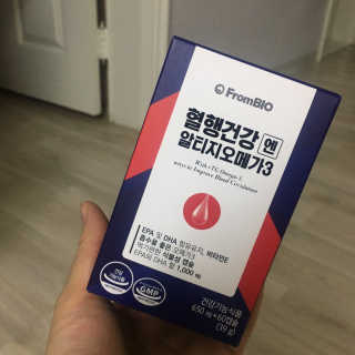 프롬바이오 혈액순환과 눈 건강을 동시에 혈행건강엔알티지오메3 — 2점을 준 리뷰어가 2019년 11월 올린 사용 사진