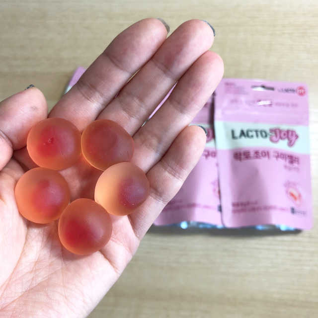 락토조이 구미젤리 복숭아맛 리뷰 사진