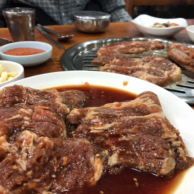[갈비촌] 돼지갈비+공기밥 2인set 리뷰 사진