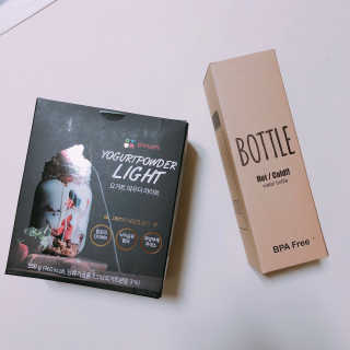 오붐주식회사 오붐 설탕을 뺀 요거트 파우더 라이트 550g+보틀 — 5점을 준 리뷰어가 2018년 1월 올린 사용 사진