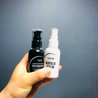 뷰오케이 욕실 화장실 셀프 물때제거 코팅제,리무버 50ml — 5점을 준 리뷰어가 2019년 5월 올린 사용 사진