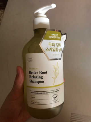 달리프 클로렐라 베러 루트 릴렉싱 샴푸 500ml — 4점을 준 리뷰어가 2020년 1월 올린 사용 사진