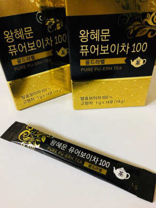 넥스트비티 왕혜문 퓨어 보이차 100 골드라벨 — 4점을 준 리뷰어가 2017년 12월 올린 사용 사진