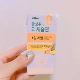 이롬 황성주의 과채습관 1일 야채 과일 주스 랜덤 세트 — 5점을 준 리뷰어가 2018년 7월 올린 사용 사진