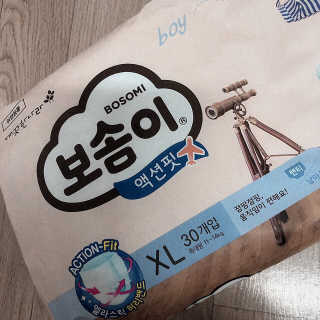 보솜이 액션핏 팬티형 — 5점을 준 리뷰어가 2019년 4월 올린 사용 사진