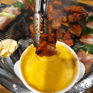 [춘여닭숯불닭갈비] 닭갈비 무한 2인+치즈퐁듀+음료수 — 5점을 준 리뷰어가 2019년 12월 올린 사용 사진