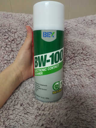 BW-100, 전자 접점 클리너 — 5점을 준 리뷰어가 2019년 10월 올린 사용 사진