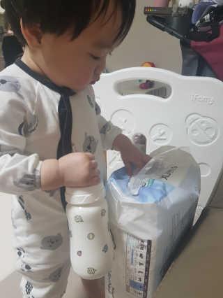 보솜이 리얼코튼 팬티형 — 4점을 준 리뷰어가 2019년 3월 올린 사용 사진