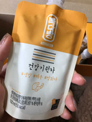 자연원 복다방 2종 100ml 10포씩 — 4점을 준 리뷰어가 2018년 12월 올린 사용 사진