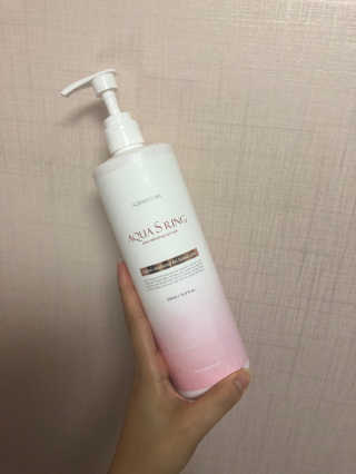 아쿠아큐링 아쿠아S링 퓨어리프레싱 헤어케어 500ml — 3.67점을 준 리뷰어가 2018년 8월 올린 사용 사진